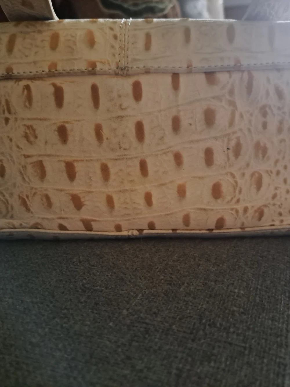 Women's Shoulder Bag with Orange Interior
